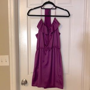 Purple cocktail dress